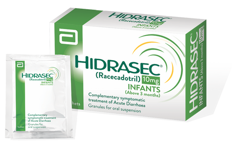 Hidrasec Infants 10mg Sachets Racecadotril . 16