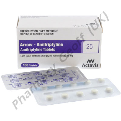 Amitriptyline 25mg (kenya) 100's Tabs Amitriptyline 25 MG 100 Tablet