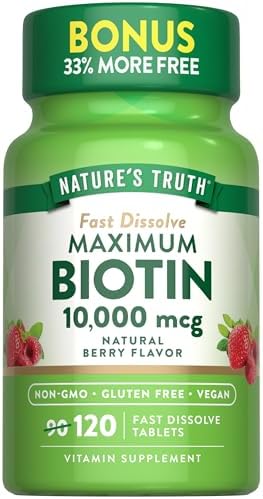 Natures Truth Biotin 10000mcg TAB 120s Vegan
