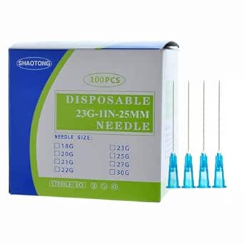 Disposible Needles 23G 100 Piece