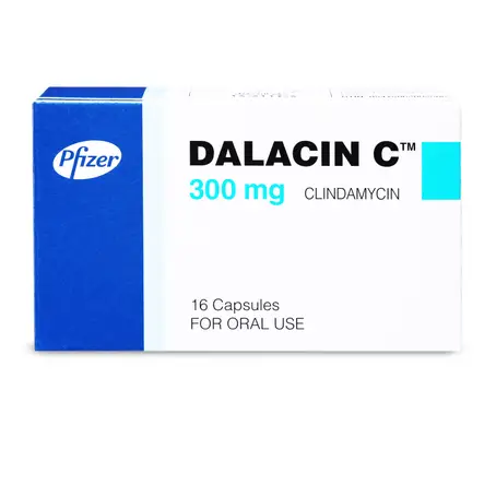 Dalacin C 300mg Caps 16's Clindamycin 300 MG 16 Capsule