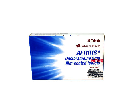 Aerius 5MG 30's Desloratidine 5MG 30 Tablet