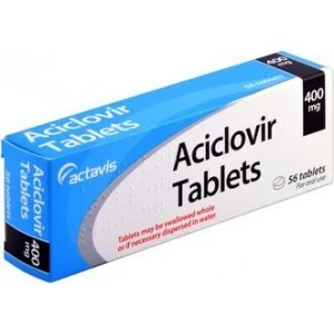 Acyclovir 400mg Tabs (uk) 56's Aciclovir 400 MG 56 Tablet