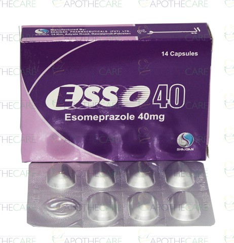 Esose 40mg Tabs 10's 40mg 10 Tablet