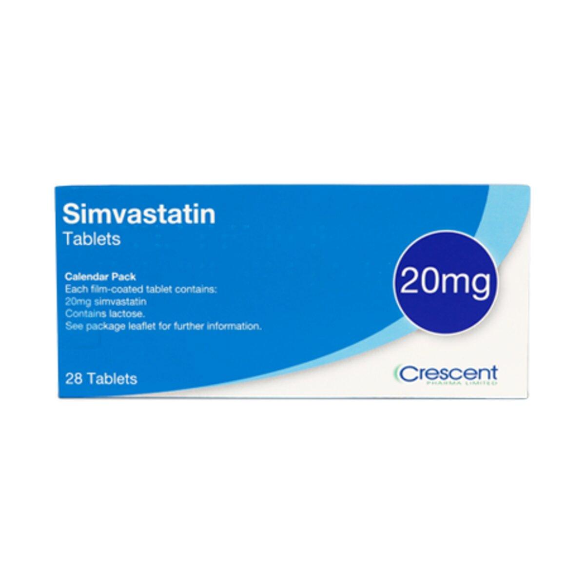 Simvastatin 20mg 28s